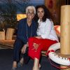 Exclusif - Linda Pinto et sa fille Davina lors du salon PAD (Paris Art Design) à Paris le 3 avril 2019. © Julio Piatti / Bestimage
