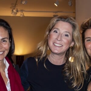 Exclusif - Ines Sastre, Marella Rossi-Mosseri et Ines Lucas lors du salon PAD (Paris Art Design) à Paris le 3 avril 2019. © Julio Piatti / Bestimage