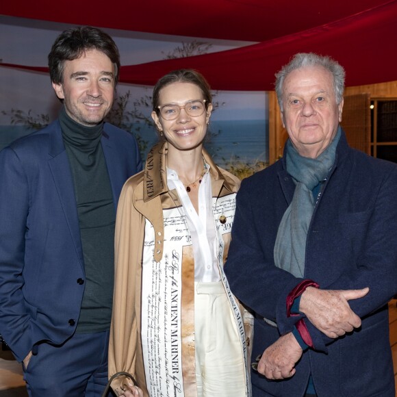 Exclusif - Antoine Arnault, Natalia Vodianova, Jacques Grange lors de la soirée HSBC au salon PAD (Paris Art Design) à Paris le 2 avril 2019. © Julio Piatti / Bestimage