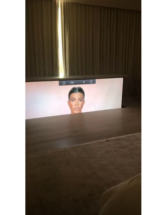 Chambre de Kim Kardashian- Story Instagram- Le 18 avril 2019.