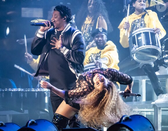 Beyonce en concert au festival de musique de Coachella à Indio, Californie, Etats-Unis, le 15 avril 2018. © Danyellah P./Bestimage