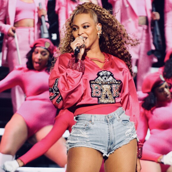 Beyonce en concert au festival de Coachella. Le 21 avril 2018 Beyonce performs live at Coachella on weekend 2, 21 April 2018.