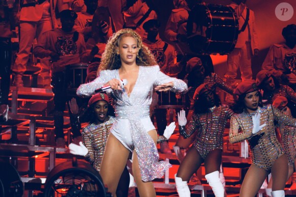 Beyonce en concert au festival de Coachella. Le 21 avril 2018.