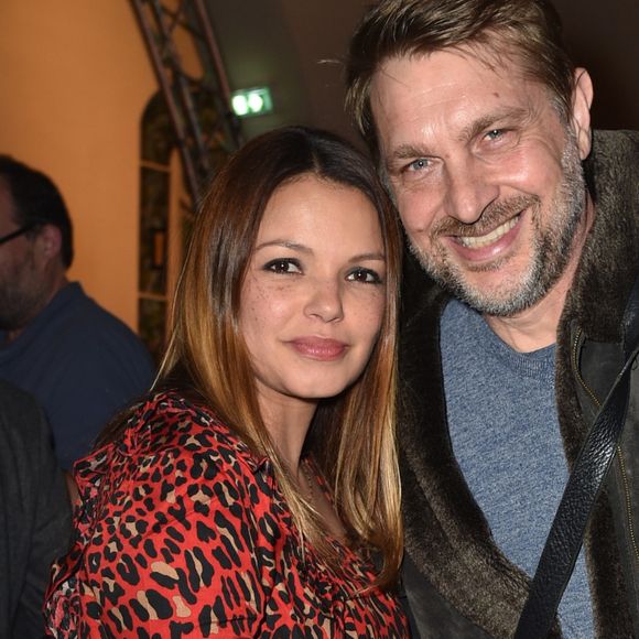 Exclusif - Séverine Ferrer et Didier Gustin - Les célébrités assistent au One Woman Show de l'humoriste E.Poux "Le syndrome du Playmobil" au Casino de Paris, France, le 15 avril 2019. © Giancarlo Gorassini/Bestimage