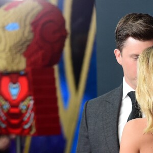 Scarlett Johansson et son compagnon Colin Jost - Avant-première du film "Avengers : Endgame" à Los Angeles, le 22 avril 2019.
