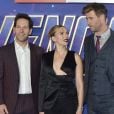 Scarlett Johansson, Chris Hemsworth, Paul Rudd à la première de "Avengers: Endgame" au cinéma Picture House Central à Londres, le 10 avril 2019.