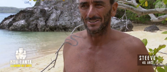 Steeve dans "Koh-Lanta, la guerre des chefs" vendredi 26 avril 2019 sur TF1.