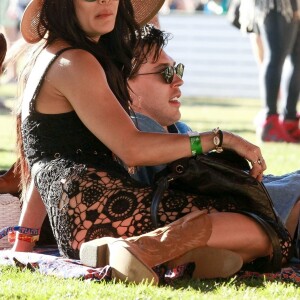 Vanessa Hudgens et son compagnon Austin Butler - People au festival de Coachella à Indio le 12 avril 2019.