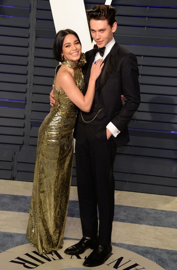 Vanessa Hudgens et son compagnon Austin Butler à la soirée Vanity Fair Oscar Party à Los Angeles, le 24 février 2019