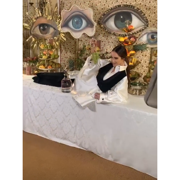 Nabilla Benattia et Thomas Vergara à la soirée de Jean-Paul Gaultier pour le parfum Scandal - Instagram, 24 avril 2019
