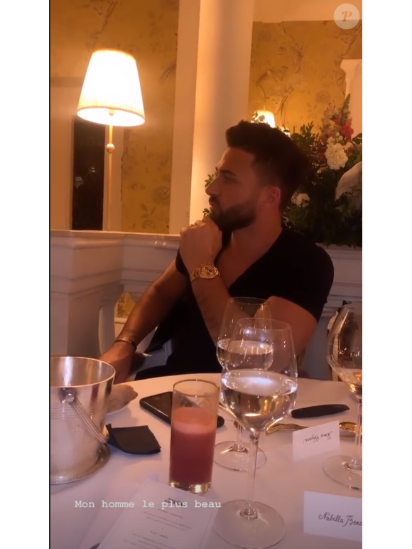 Nabilla Benattia et Thomas Vergara à la soirée de Jean-Paul Gaultier pour le parfum Scandal - Instagram, 24 avril 2019