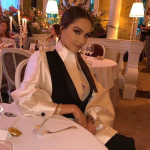 Nabilla Benattia enceinte et stylée pour une soirée de Jean-Paul Gaultier - 24 avril 2019, Instagram