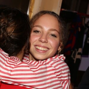 Emma de Caunes et sa fille Nina - Soirée "Tricolore Party" pour célébrer le 65ème anniversaire du Thermolactyl de Damart à la Maison Molière à Paris le 13 septembre 2018. © Denis Guignebourg/Bestimage