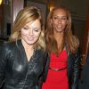 Geri Halliwell et Mel B quittent la comédie musicale Viva Forever', à Londres, le 7 février 2013.