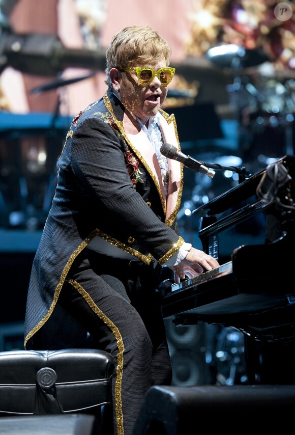 Elton John en concert à la PNC Arena à Raleigh, le 12 mars 2019. © Jason Moore/Zuma Press/Bestimage
