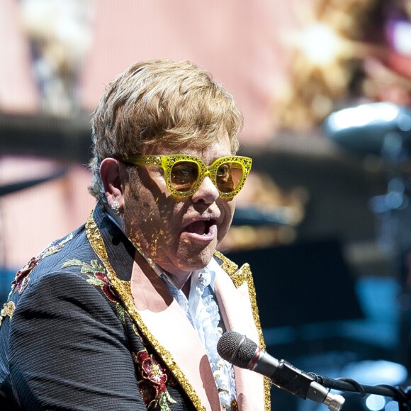 Elton John en concert à la PNC Arena à Raleigh, le 12 mars 2019. © Jason Moore/Zuma Press/Bestimage