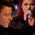Shirley et Sidoine dans "The Voice 8" sur TF1, le 4 mai 2019.
