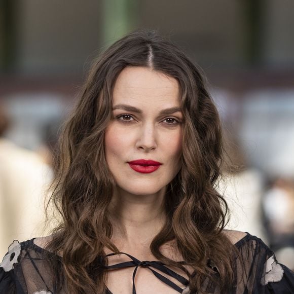 Keira Knightley, enceinte - Les célébrités au photocall du défilé "Chanel Cruise Collection 2020" au Grand Palais. Paris, le 3 mai 2019. © Olivier Borde/Bestimage