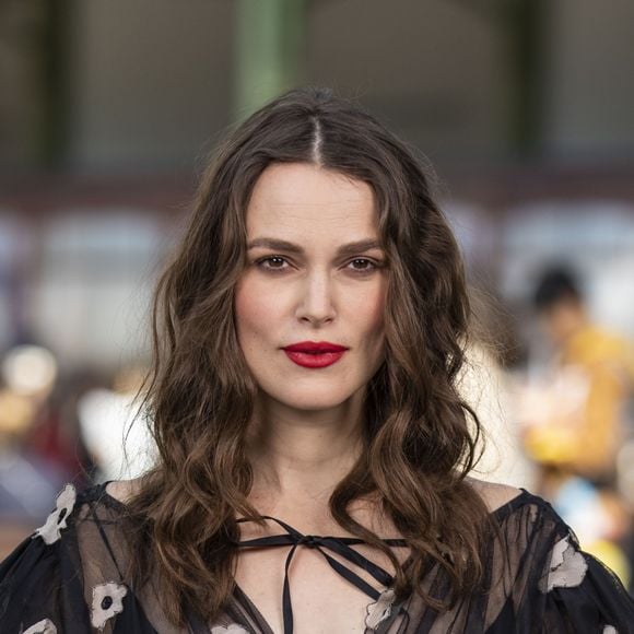 Keira Knightley, enceinte - Les célébrités au photocall du défilé "Chanel Cruise Collection 2020" au Grand Palais. Paris, le 3 mai 2019. © Olivier Borde/Bestimage