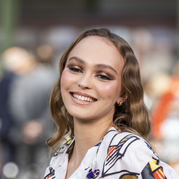 Lily-Rose Depp - Les célébrités au photocall du défilé "Chanel Cruise Collection 2020" au Grand Palais. Paris, le 3 mai 2019. © Olivier Borde/Bestimage
