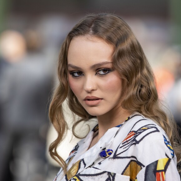 Lily-Rose Depp - Les célébrités au photocall du défilé "Chanel Cruise Collection 2020" au Grand Palais. Paris, le 3 mai 2019. © Olivier Borde/Bestimage