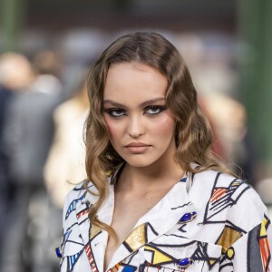 Lily-Rose Depp - Les célébrités au photocall du défilé "Chanel Cruise Collection 2020" au Grand Palais. Paris, le 3 mai 2019. © Olivier Borde/Bestimage