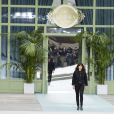 La créatrice Virginie Viard lors du défilé "Chanel Cruise Collection 2020" au Grand Palais. Paris, le 3 mai 2019. © Olivier Borde/Bestimage