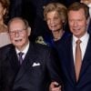 Le grand-duc Jean et son fils le grand-duc Henri - Cérémonie de clôture de l'année anniversaire des 125 ans de la dynastie Luxembourg-Na