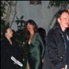 Quentin Tarantino et Paz de la Huerta repartent ensemble de la soirée des Oscars à Los Angeles, en 2011.