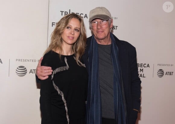 Alejandra Silva et Richard Gere lors de la projection du film 'It Takes A Lunatic' à l'occasion du Tribeca Film Festival à New York, le 3 mai 2019.