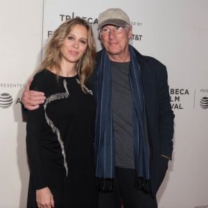 Alejandra Silva et Richard Gere lors de la projection du film 'It Takes A Lunatic' à l'occasion du Tribeca Film Festival à New York, le 3 mai 2019.