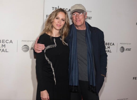 Alejandra Silva et Richard Gere lors de la projection du film 'It Takes A Lunatic' à l'occasion du Tribeca Film Festival à New York, le 3 mai 2019.