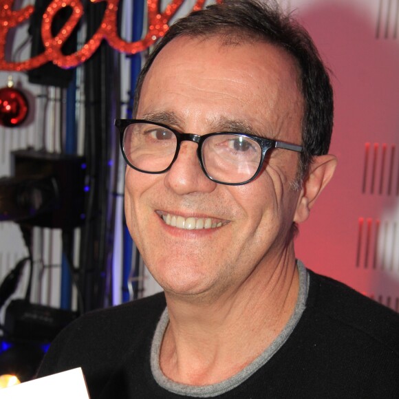 Exclusif - Thierry Beccaro fait la promotion de son livre "Je suis né à 17 ans..." lors de l'émission "Le Show de Luxe" sur la Radio Voltage à Paris, France, le 11 décembre 2018. © Philippe Baldini/Bestimage