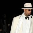 Chris Brown déguisé pour la soirée Halloween de Justin Combs à Beverly Hills, le 31 octobre.