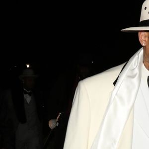 Chris Brown déguisé pour la soirée Halloween de Justin Combs à Beverly Hills, le 31 octobre.