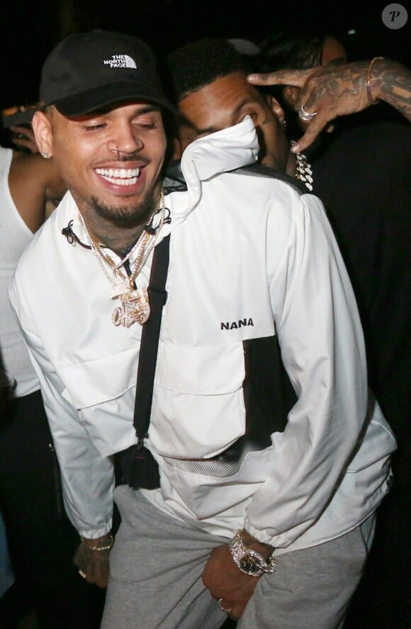 Exclusif - Chris Brown - Célébrités lors de l'afterparty de la première de 'Can't Stop Won't Stop' à Beverly Hills le 21 juin 2017.