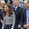 Le prince William, duc de Cambridge, et Kate Catherine Middleton, duchesse de Cambridge, au lancement de la King's Cup, une régate qui se déroulera au mois d'août sur l'île de Wight, à Londres. Le 7 mai 2019.