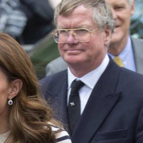 Le prince William, duc de Cambridge, et Kate Catherine Middleton, duchesse de Cambridge, au lancement de la King's Cup, une régate qui se déroulera au mois d'août sur l'île de Wight, à Londres. Le 7 mai 2019.