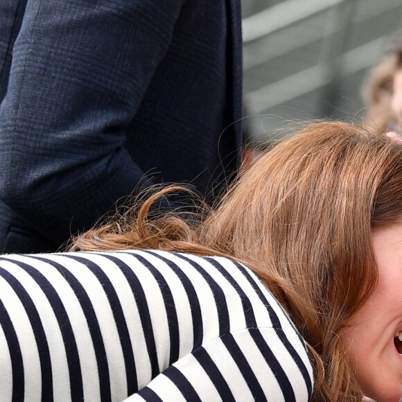 Le prince William, duc de Cambridge, et Kate Catherine Middleton, duchesse de Cambridge, au lancement de la King's Cup, une régate qui se déroulera au mois d'août sur l'île de Wight, à Londres. Le 7 mai 2019.