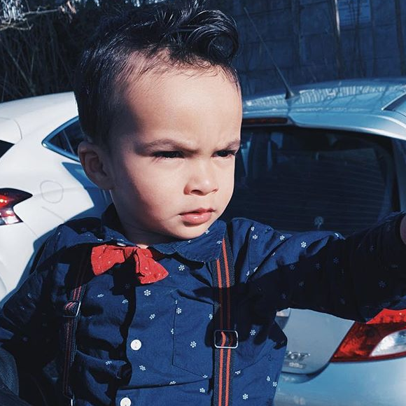 Noevan, le fils de Shake - Instagram, mars 2019