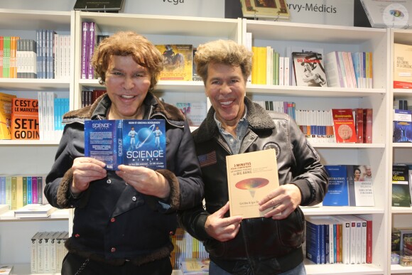 Igor et Grichka Bogdanov ( Bogdanoff) - Salon du Livre 2019 à la Porte de Versailles à Paris du 15 au 18 mars 2019. © Jean-Claude Woestelandt / Bestimage
