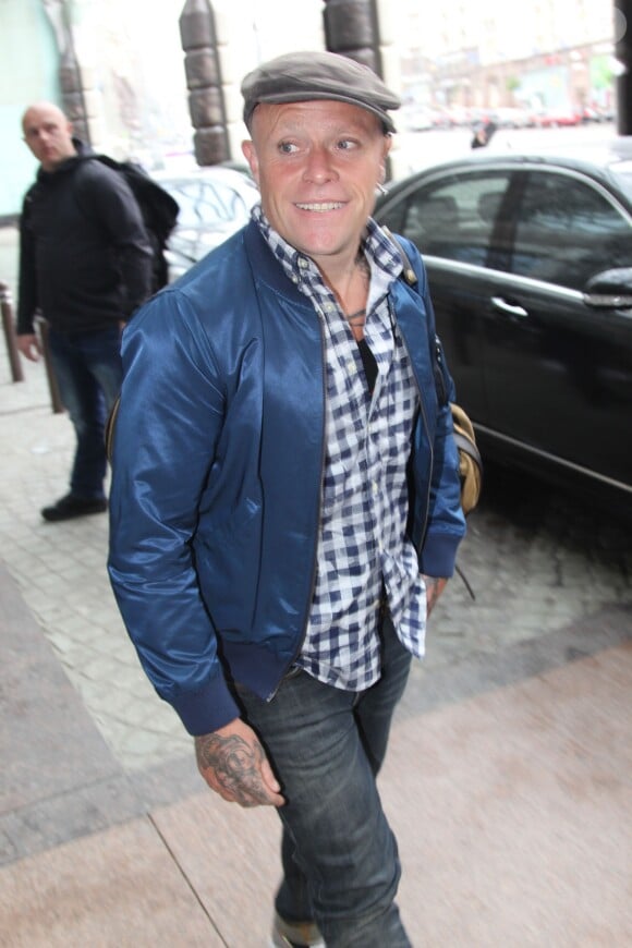 Keith Flint de The Prodigy à Moscou le 28 juin 2014. Le chanteur a été retrouvé mort le 4 mars 2019 à 49 ans.