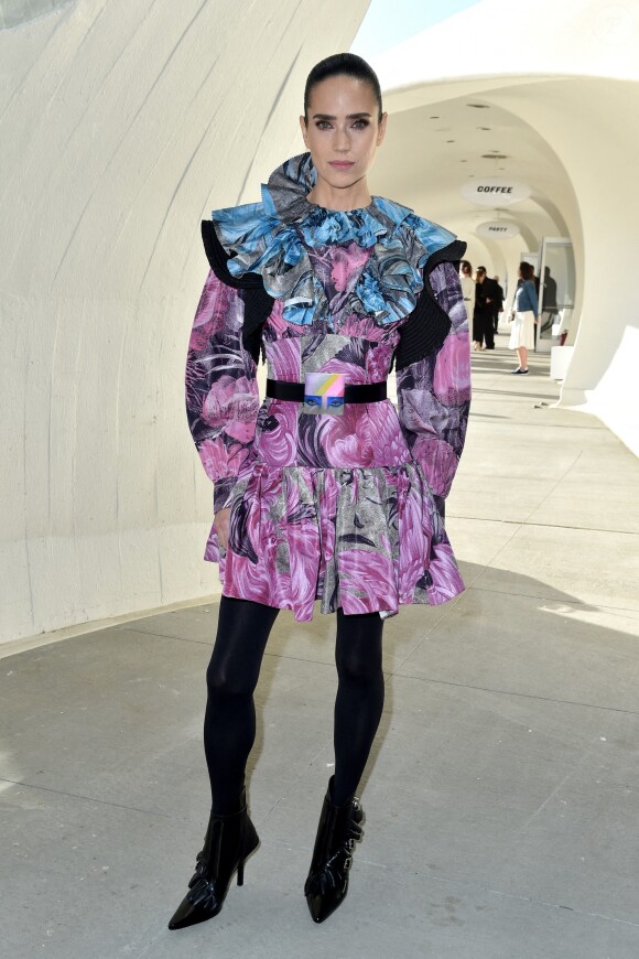 Jennifer Connelly - Défilé Louis Vuitton, collection croisière 2020 au TWA Flight Center, à l'aéroport JFK. New York, le 8 mai 2019.