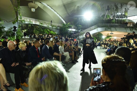 Défilé Louis Vuitton, collection croisière 2020 au TWA Flight Center, à l'aéroport JFK. New York, le 8 mai 2019.