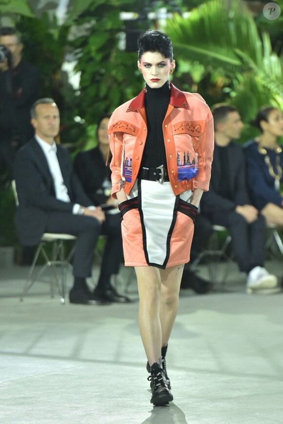 Défilé Louis Vuitton, collection croisière 2020 au TWA Flight Center, à l'aéroport JFK. New York, le 8 mai 2019.