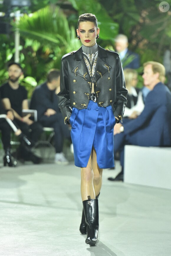 Défilé Louis Vuitton, collection croisière 2020 au TWA Flight Center, à l'aéroport JFK. New York, le 8 mai 2019.