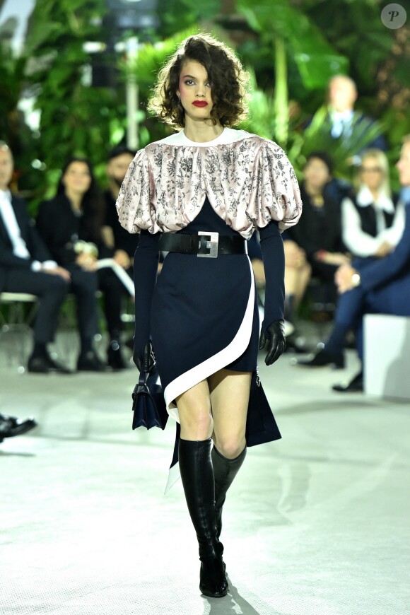 Défilé Louis Vuitton, collection croisière 2020 au TWA Flight Center, à l'aéroport JFK. New York, le 8 mai 2019.