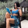 Kim Kardashian à Bali. Avril 2019.