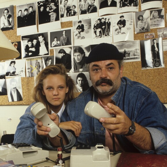 En France, à Paris, rendez-vous avec Vanessa Paradis et son oncle Didier Pain. Juillet 1987 © Alain Canu via Bestimage