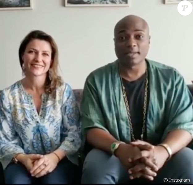La princesse Märtha-Louise de Norvège et le chaman Durek, ici lors d'une vidéo de promotion de leur tournée publiée sur Instagram en avril 2019, ont officialisé le 12 mai 2019 leur histoire d'amour.
